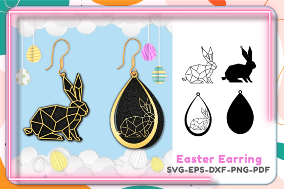 3D Layered Easter Bunny Earrings: Laser Cutting Review