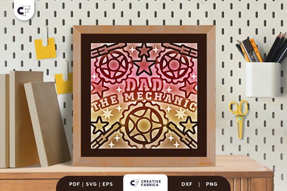Dad the Mechanic 3D SVG: A Father's Day Asset Review