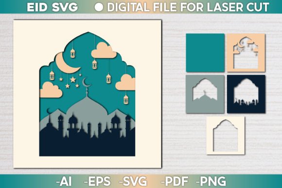 Eid Special 3D SVG for Shadow Boxes Review