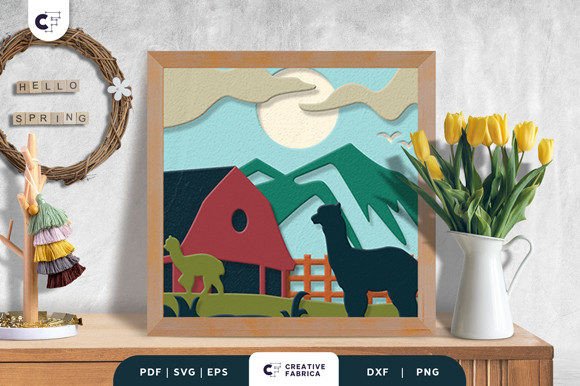 Farm 3D Layered Paper Cut: A Seasons 3D SVG Review