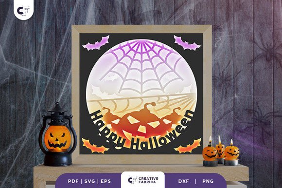 Happy Halloween Spider Web 3D SVG Review
