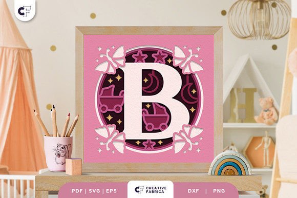 Letters B Baby Girl 3D SVG: A Brand Design Review