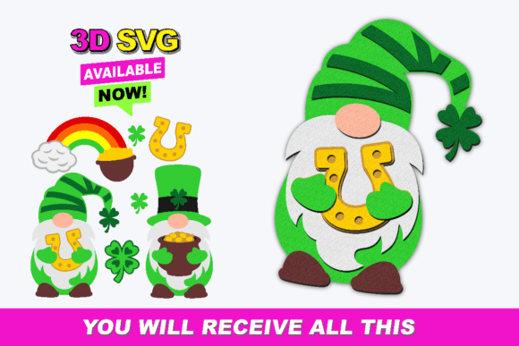 St Patricks Day Elements 3D SVG Shapes Review